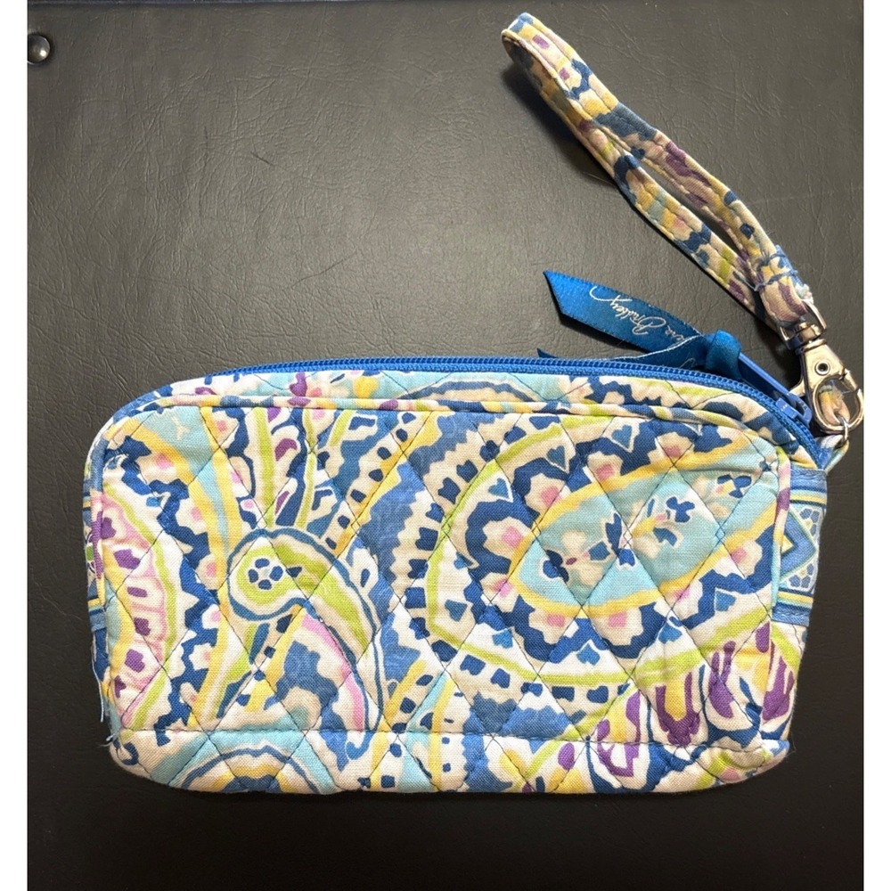 Vera‎ Bradley Wristlet Purse Blue Pink